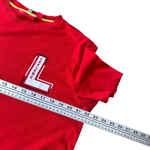 Stichd Scuderia Ferrari Race Team Charles Leclerc #16 T-Shirt Men's Large Red - Picture 9 of 12